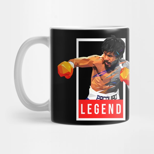 Manny Pacquiao Low Poly by pxl_g